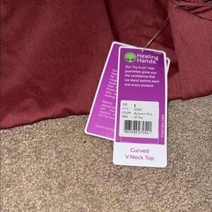 Healing Hands V-Neck Top & flair leg pants in Autumn Kiss